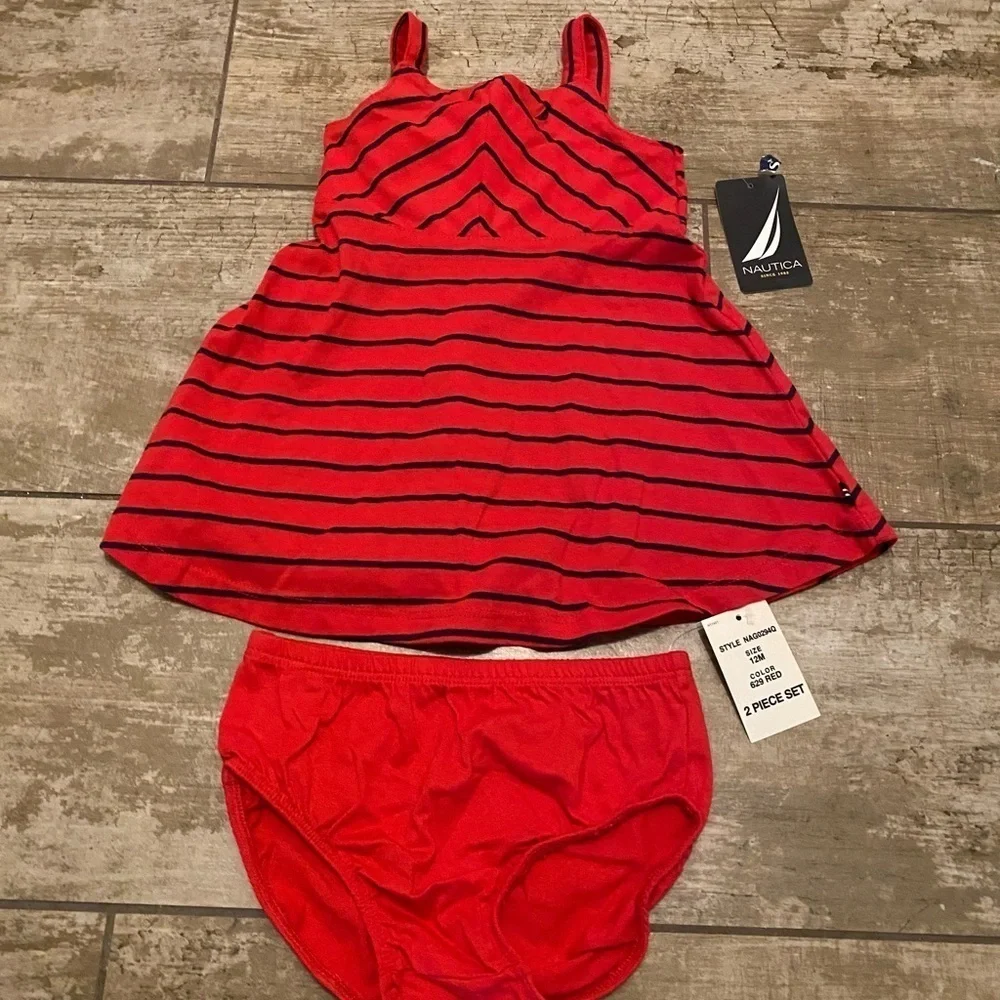 NWT 2-piece Nautica striped set